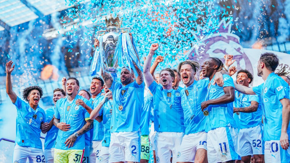 Manchester City foi o campeão da liga mais acompanhada no Mundo.